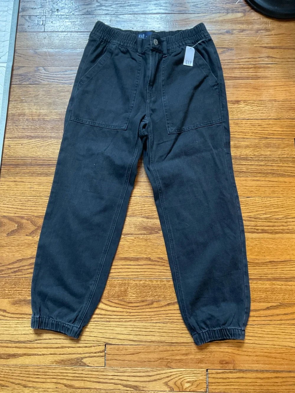 GAP Black Denim Waistband Pants